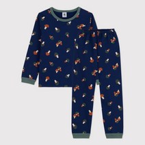 PETIT BATEAU [빠른배송] 남아 오가닉 머쉬룸 패턴 파자마