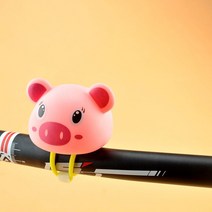 스퍼사이클벨 크레인벨귀여운 고무 만화 부드러운 자전거 벨 링 MTB 로드 알람 스피커 어린이와 함께 가, 05 Pig