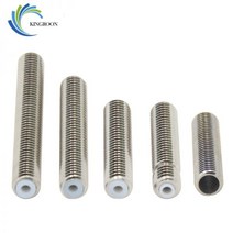 3D 프린터 MK8 MK9 PTFE 목 스테인레스 스틸 목 M6 30mm 40mm 나사산 1.75mm 필라멘트 3D 프린터 부품 튜브 소모품 호환, One Color_40mm, 상세 설명 참조1, 상세 설명 참조1