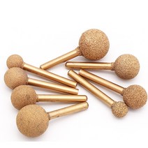 6mm 생크 다이아몬드 진공 브레이징 볼 그라인딩 헤드 옥 돌 조각, 02 100 #_05 20mm