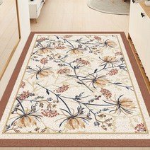 폴라도레 코일 현관매트 출입구 베란다 발판 대형 매트, 09.야생화, 3.120x140cm, 1개