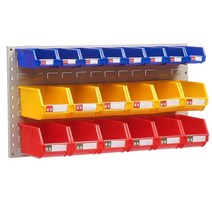 부품 상자 정리대 적재대 창고 수납 자재분류 공구함, 1호 레드 270x140x125