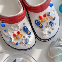 걸스코코 여름 샌들꾸미기 바다 파츠세트 12pcs