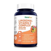 NusaPure 리포솜 비타민 C 2032mg 200캡슐, 1개, 200개