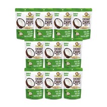 Crispconut 코코넛칩 오리지널 40g x 10개 외국 코스트코 크리스피 세계과자 코스트코, 상세페이지 참조