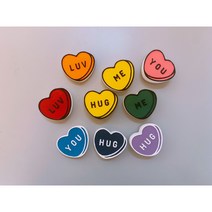 [라뮤즈캔들] 미니하트 4종 세트 석고방향제 차량방향제 상자포장, 화이트, 클린코튼