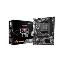 MSI Micro-ATX 메인보드 A320M-A PRO AMD, A320M-A PRO_mATX