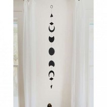 나무 창작적 달 & 태양 모양 정원 장식 아웃도어, 프리사이즈