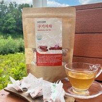 라이프코어 국내산 구기자차 1+1 티백 100개 HACCP인증 구기자티백
