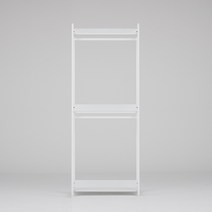 동서가구 팬타 포스코 스틸 시스템 드레스룸_800 2단 행거 4colors DF643484, 그레이