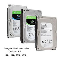 나스서버 Seagate 4T 3T 2T 1T BDesktop PC 기계식 하드 디스크 SATA 3 HDD 버퍼, 없음, 4.4TB