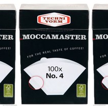 테크닉봄 모카마스터 커피필터 4호 100개입 x3, 3개, 100개