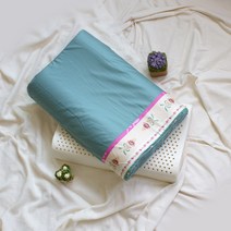 굿슬립 굴곡형 라텍스 베개(대형), 크림슨2