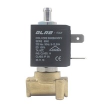 OLAB SERIC 6000 N/C 2/3 Way AC 220V G1/8 39황동 커피 메이커 스팀 공기 물 고압 3 웨이 솔레노이드 밸브 보일러, 한개옵션0