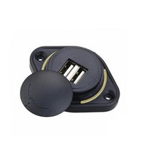 주행충전기 인산철주행충전기 리튬 인산철 충전기 12V/24V 3.1A 자동차 듀얼 USB 포트 충전기 전원 어댑터, 01 주황색