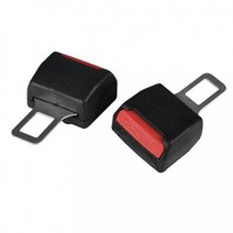 자동차 안전벨트 클립 2P 연장 벨트 고정, 그레이2P