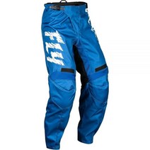 Fly Racing 2024 청소년 F-16 바지 블랙/네온 그린/라이트 그레이, 20, True Blue/White