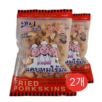 돼지껍데기 튀김 캡무 치차론 2개, 60g*2개, 60g