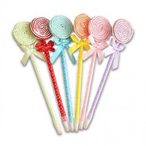 볼펜 캔티 랜덤색상 젤리펜 0.5mm 사탕모양 학용품 귀여운 음식모양 컬러 롤리팝, 상세페이지 참조, 상세페이지 참조