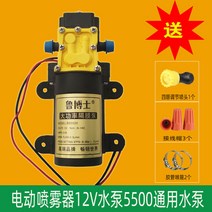 분사노즐 고압 분무기 농사용 농약 살포기 농업용 엔진 동력 모터 압축 분사기 충전식 살수기 분무기 워터 펌프 고압 소형 12v 자체 프라이밍 다이어프램 펌프 농업 분무기, 전기 분무기 12v 고출력 5500 범용