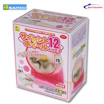 산코 711 소동물쳇바퀴 12cm 핑크, 단품