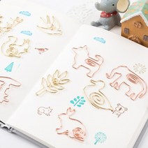 숲속 디자인 페이퍼 클립 10종 사무용품 다꾸, Z03-10 : 사슴, Z03-10 : 사슴