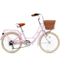 [케이투바이크] 알루미늄 여성용자전거 헬레나22인치 7단 완조립, 모델선택:헬레나 22인치 레몬베이지 조립+5종사은품