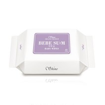 베베숨 천연아기물티슈 캡형 10팩, 80개입, 10개입