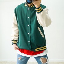 봄신상 스타디움 배색 라인 야구점퍼 (XL~3XL) 빅사이즈점퍼