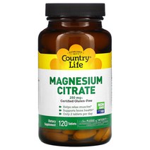 컨츄리 라이프 마그네슘시트레이트 125 mg 120정