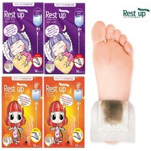 [TV홈쇼핑 히트상품] 레스트업 풋테라피 힐링수액패치 발바닥패치 60매, 온열+죽초, 60개, 60개