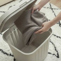 [천삼백케이] [리빙숲] 스마트스툴 수납의자 수납스툴 화장대의자, 클레이 블랙
