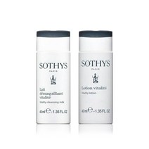 [소티스] 비탈리떼 여행용 어메니티 미니어쳐 40ml 세트 (비탈리떼 클렌징 밀크 + 로션 40ml) 스킨, 1개