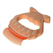 [양질상품] 강아지용빗 고양이용빗 털관리 털제거 목욕용품 오렌지 E3 사랑빗, 1, 단일옵션