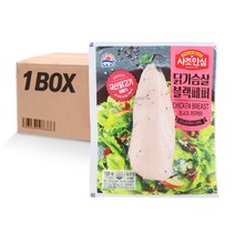 사조대림 닭가슴살블랙페퍼 100g 20입 사무실 아이들 간식 대용량 식자재, 20개