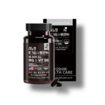 리뉴얼 마그네슘 비타민B6 1300mg 60캡슐x1 (2달분) 눈떨림 눈가떨림