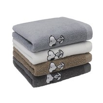 송월타월 스누피 리버 40 세면타올 145 g 면사, 회색, 8개