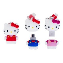 아트박스/디지털벤투스 헬로키티 3D 피규어 OTG USB 메모리 16GB, 핑크