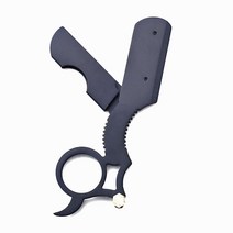 링홀더 바버샵 일자 클래식 면도기, 링면도기_GS0600179A_블랙