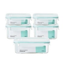 락앤락 비스프리 모듈러 레인보우 밀페용기 세트, 1세트, 910ml+450mlx2p+260mlx2p