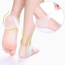 뒷꿈치 실리콘 패드 2P 세트, 1개
