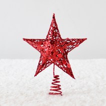레드 별오너먼트트리꽂이2size 트리장식별