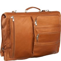 Piel Leather Executive 확장 가능한 의류 가방 초콜릿. Executive 확장 가능한 의류 가방