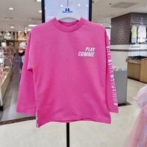 쁘띠앙팡 산본점 #봄 가을 초특가세일# 편하고 활동적으로 입는 베이직스타일의 스테이트꼼므티셔츠에요^^ 소매 레터링으로 멋스럽게~~ 데일리코디템