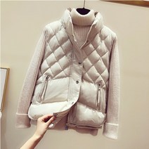 패딩 조끼 경량 반팔 뽀글이 크롭 유니클로경량 유니클로 허리스트링 발열 숏 여성 72