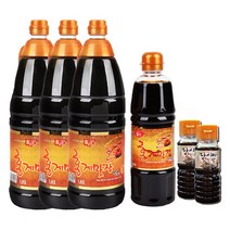 홍게맛장소스 골드(1.8L) 3+골드(900ml) 1+다시마맛간장(100ml) 2/ 홍게 만능 맛간장 요리박사
