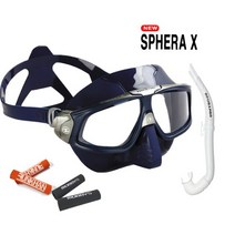 아쿠아렁 스페라 X 마스크단품 스쿠버프로 스노클(랜덤) 세트