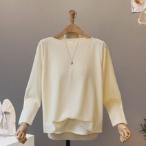 모노시크 덴코엘 파스텔 5Color 보트넥 티셔츠 MNTE395