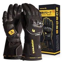 Hompres 전열 장갑 오토바이 용 4 단계 온도 조절 카본 나노 튜브 급속 가열