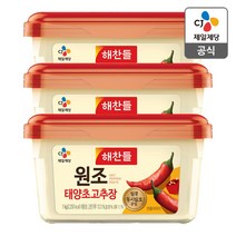 해찬들 태양초 골드 고추장, 1kg, 3개